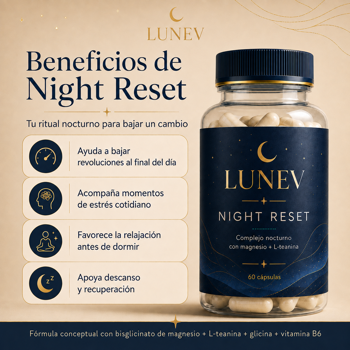 LUNEV Night Reset — Ritual 30 Noches