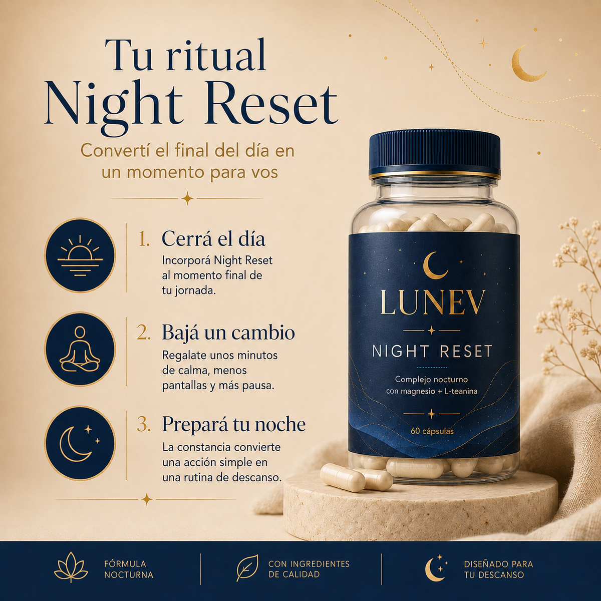 LUNEV Night Reset — Ritual 30 Noches