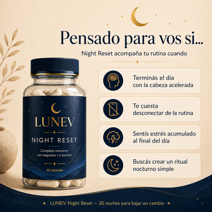 LUNEV Night Reset — Ritual 30 Noches